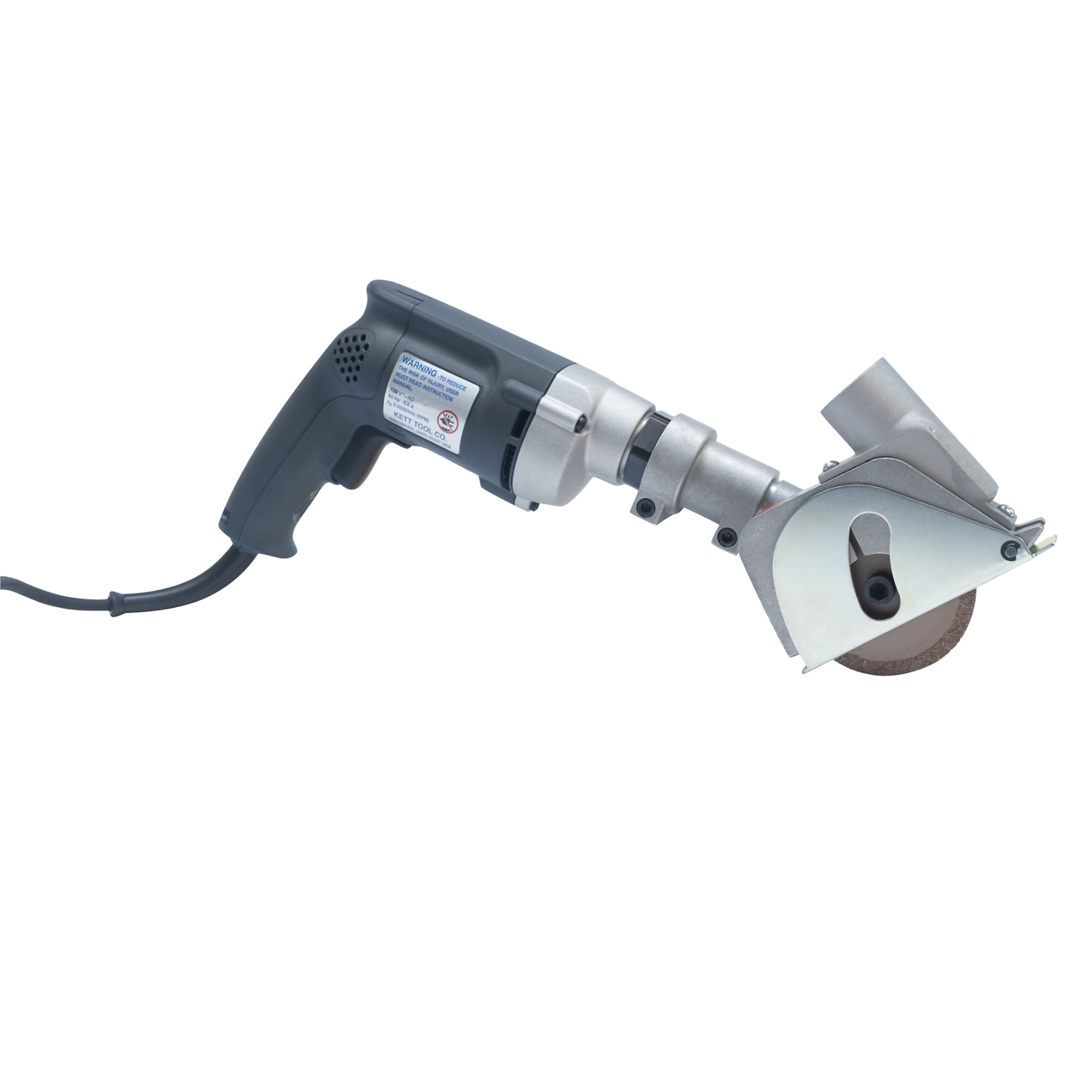 Kett Tool Company, 3-1/2in. Electric Vacuum Saw, Blade Size 3.5 in, Amps 5 Max. Crosscut 1.06 in, Model# KSV-434